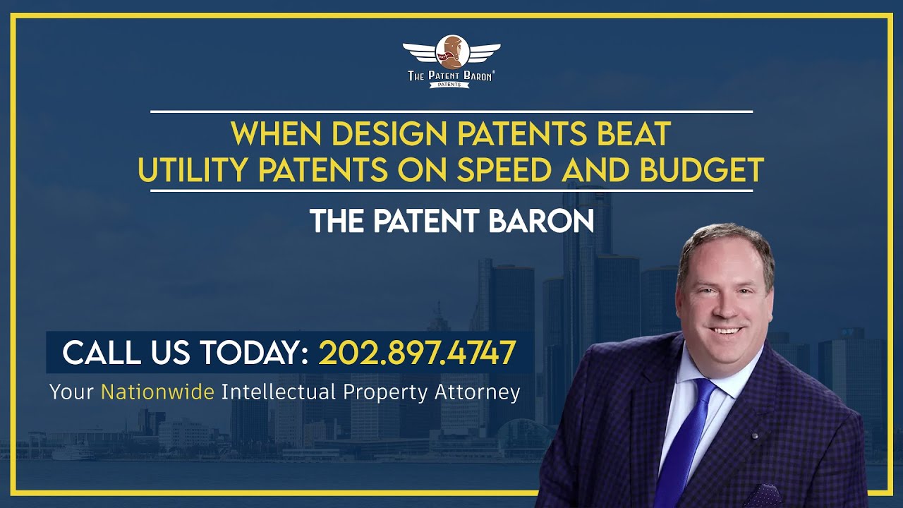 When design patents beat utility patents on speed and budget